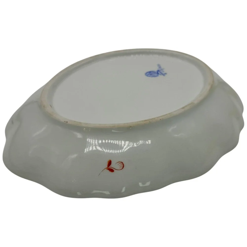 Herend Hungary Apponyi Orange Chinese Bouquet Oval Serving Dish 212/AOG‎ 8 Inch